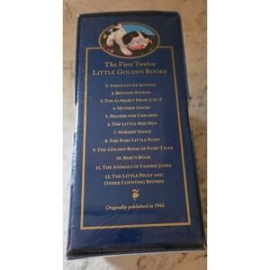 RARE First Twelve Little Golden Books Collectors Edition 12 VG Box Set c2000 New